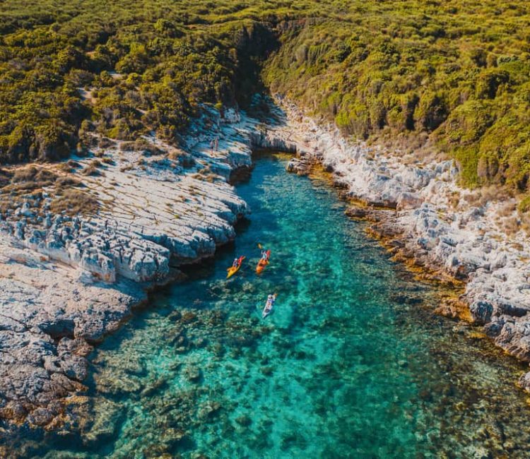 Kayak tour with amazing cave experience, Premantura by Jistra Adventures