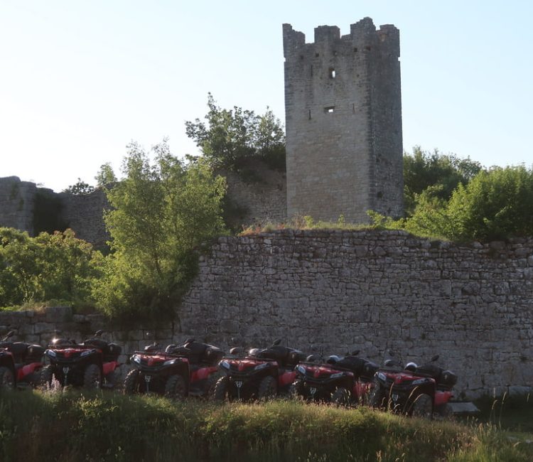 ATV quad bike tour to Dvigrad ruins