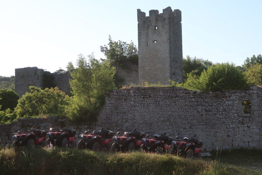 ATV quad bike tour to Dvigrad ruins