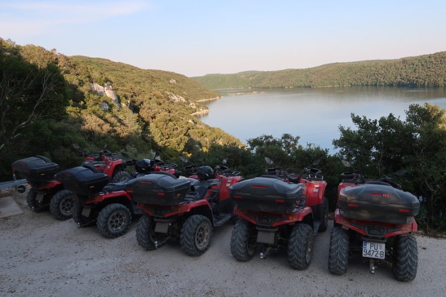 ATV quad bike tour to Lim Bay
