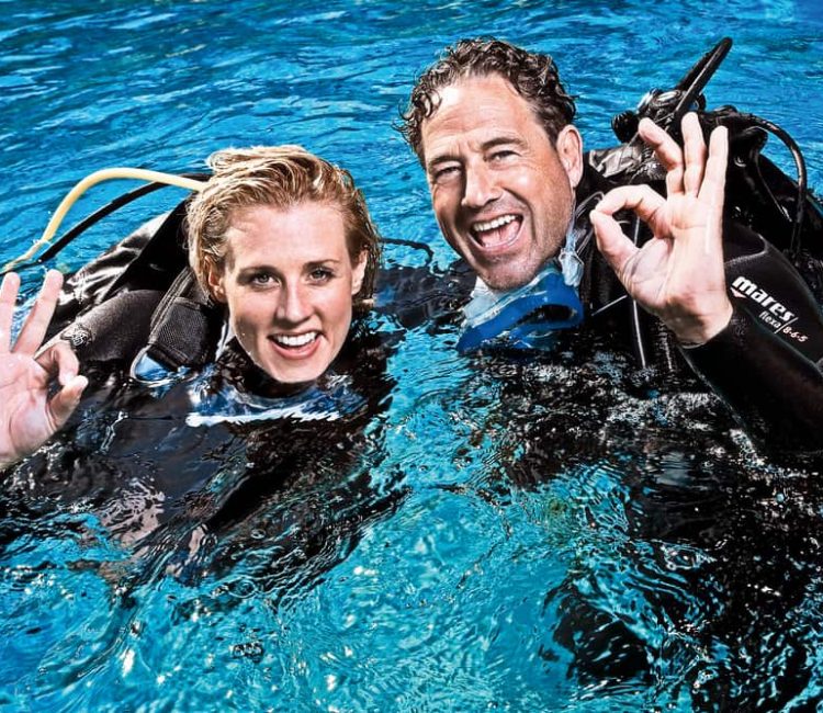 Open water scuba diving, beginner friendly course