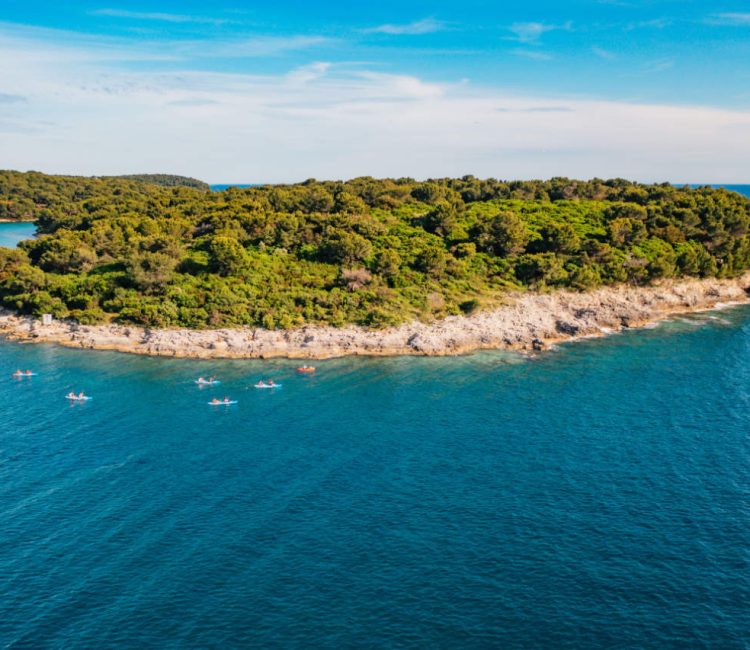 Pula-3-Islands-Kayak-Tour-snorkeling-swimming-cave-photo-stop-15