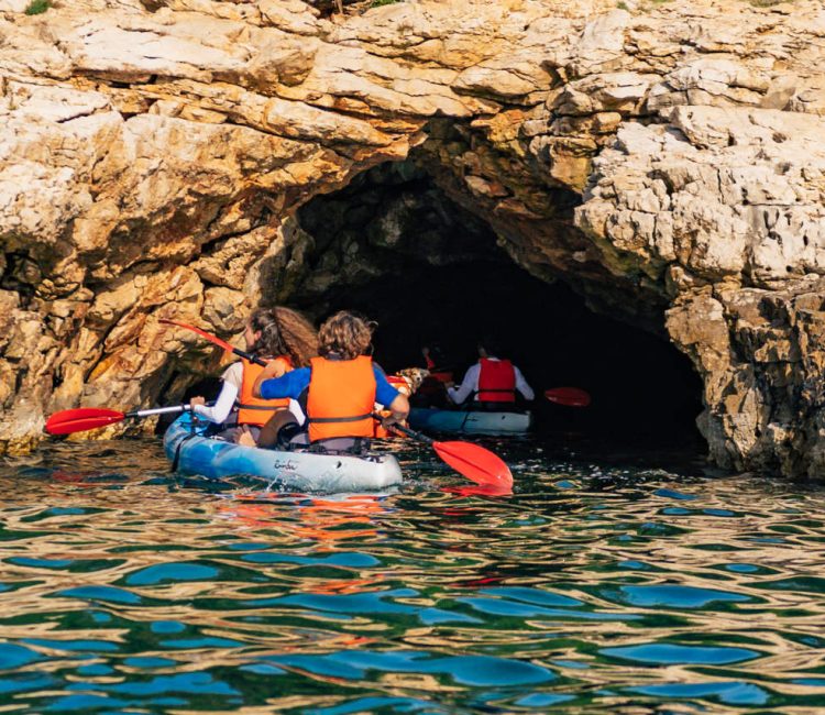 Pula-3-Islands-Kayak-Tour-snorkeling-swimming-cave-photo-stop-3