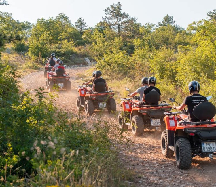 Fun family quad safari in East Istria