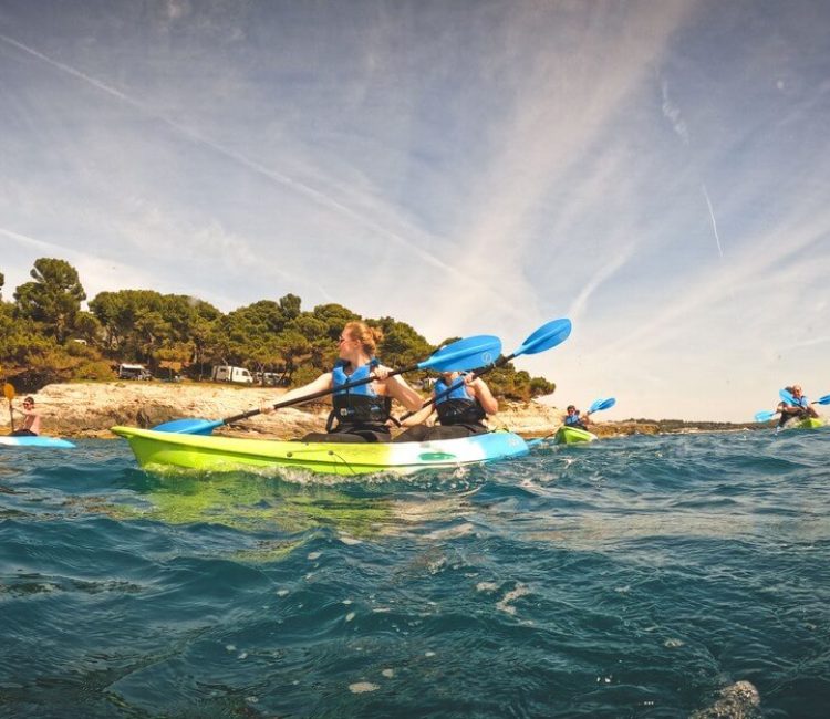 Join us for a remarkable kayak experience in Pula. Glide through calm waters, discover the hidden beauty of the coastline, and explore fascinating caves. Our tours are designed for all levels and ensure a memorable adventure. Don't miss out, book your tour today!