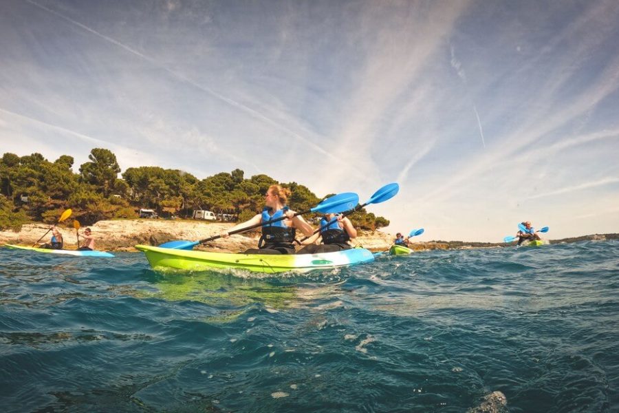 Join us for a remarkable kayak experience in Pula. Glide through calm waters, discover the hidden beauty of the coastline, and explore fascinating caves. Our tours are designed for all levels and ensure a memorable adventure. Don't miss out, book your tour today!